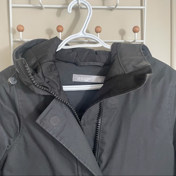 XXS Simons Winter Coat / Jacket in Dark Grey with pockets - Picture 4 of 5